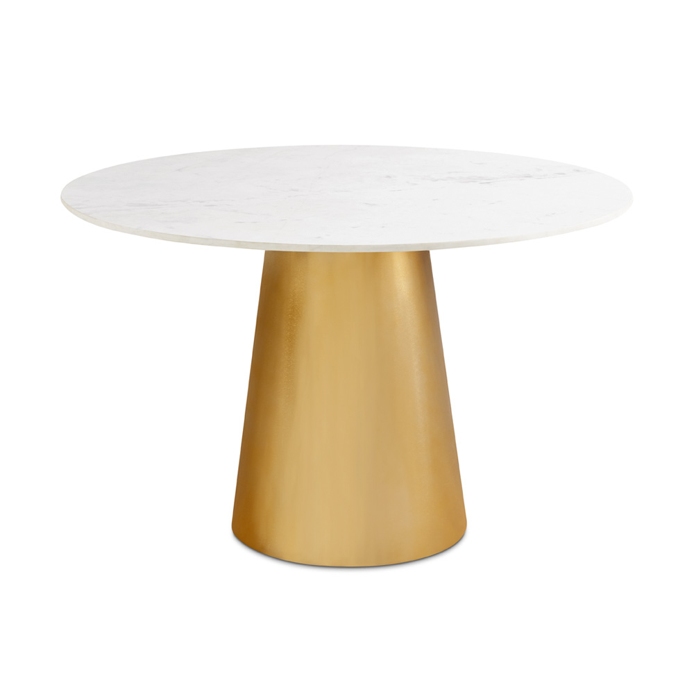 Jagger Dining Table: Gold